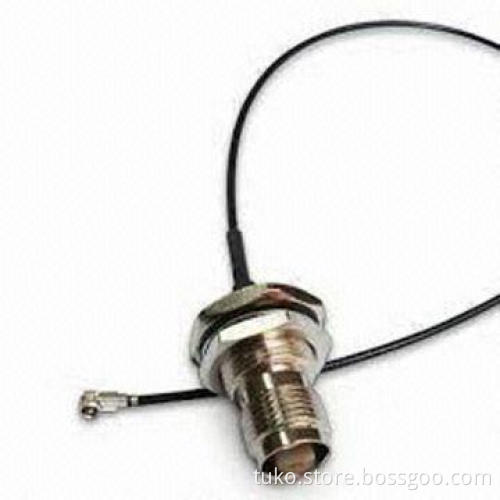 Coaxial cable, N female to Ipex RG178